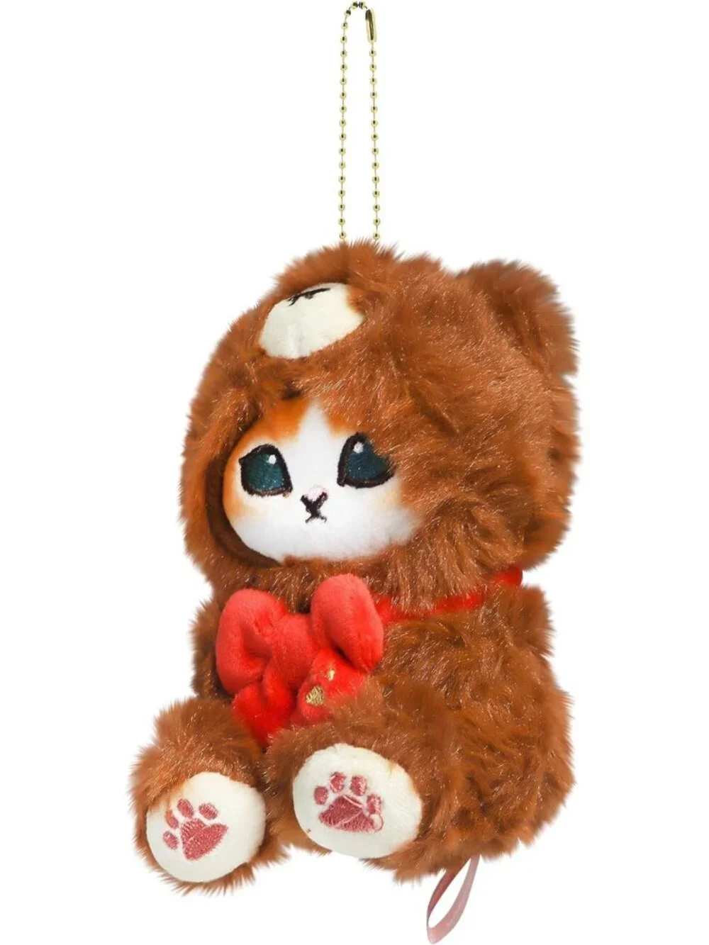 Adorable Plush Shark Cat Keychain - Cute Bag Charm, Perfect Gift for Animal